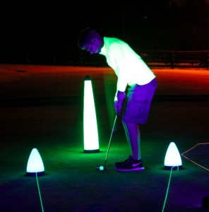 Night Golf putting