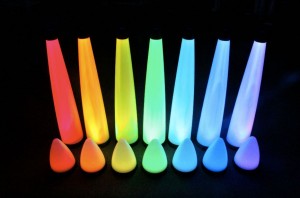7 colors of night golf lighting